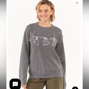 Full Tilt women’s skeleton skate sweatshirt | Size : M